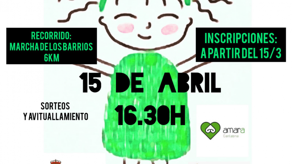 Liérganes acogerá el 15 de abril la I Marcha Solidaria contra el Cáncer Infantil que organiza Amara