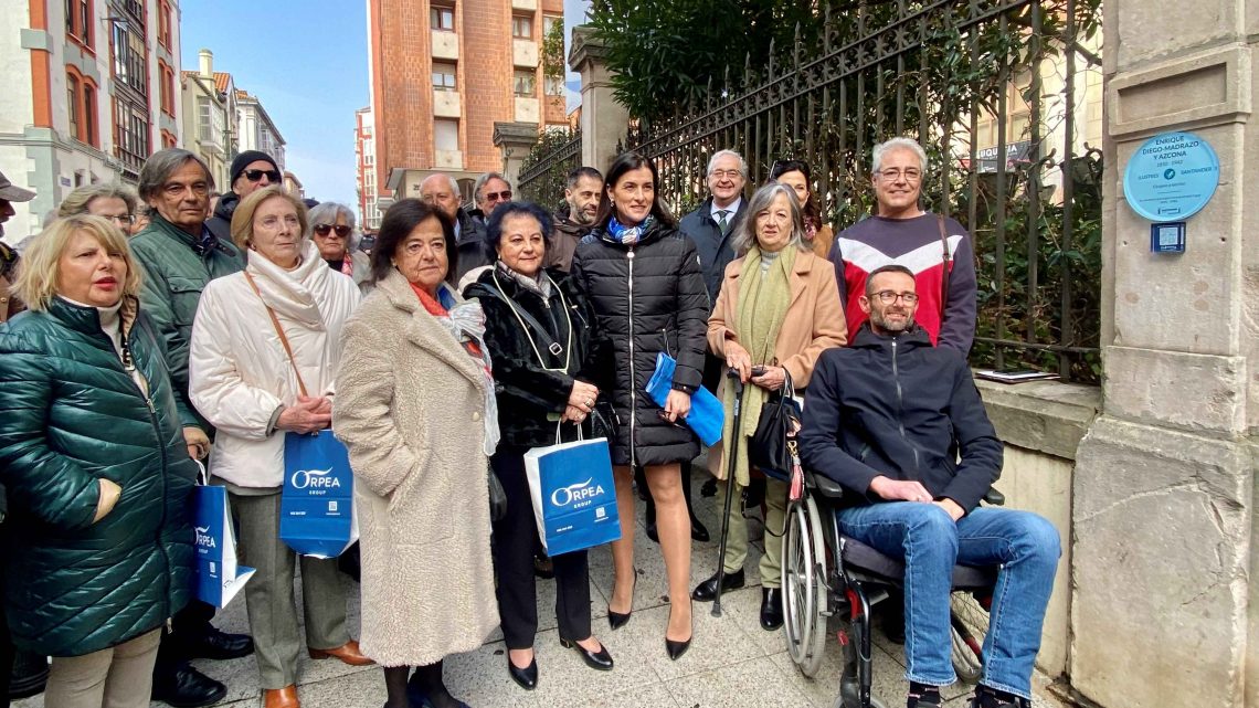 El doctor Enrique Diego Madrazo se convierte en el ilustre número 20 de la ruta santanderina