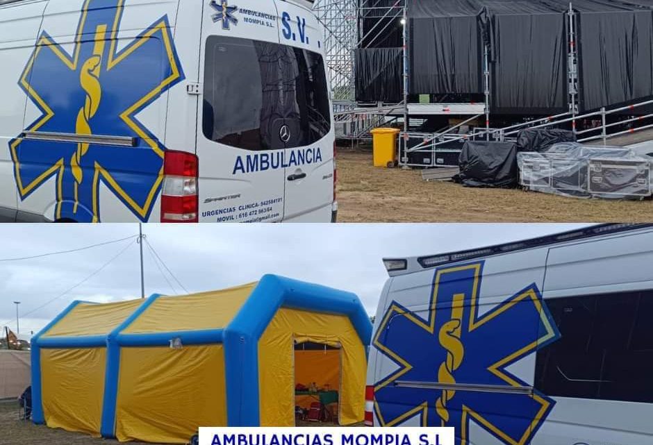 Ambulancias Mompia viaja a Valencia con ambulancias medicalizadas y elementos de excarcelación